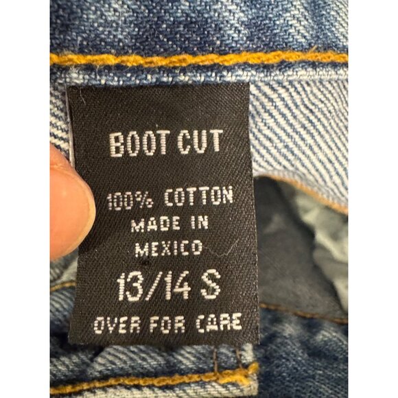 Vintage Express Jeans Womens Boot Cut Blue Denim Jeans Size 13/14 S Vintage Styl - Picture 2 of 6